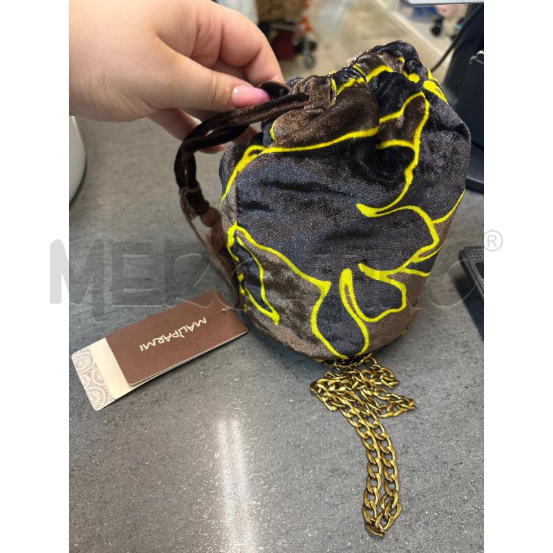 BORSETTA DONNA MALIPARMI MARRONE GIALLO | Mercatino dell'Usato Acerra 2