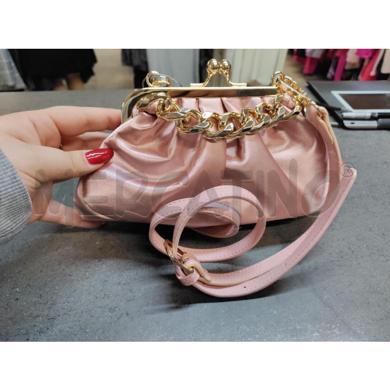 BORSETTA DONNA ROSA LUCIDA LIUJO | Mercatino dell'Usato Acerra 1