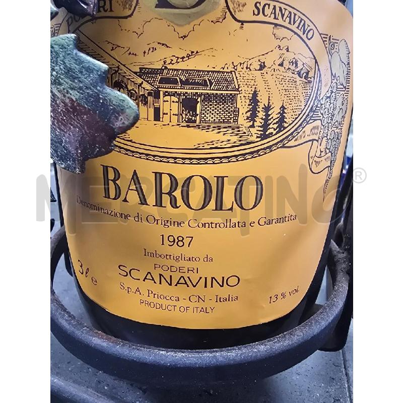 BOTTIGLIA BAROLO 1987 3 LITRI CON APPOGGIO | Mercatino dell'Usato Acerra 2