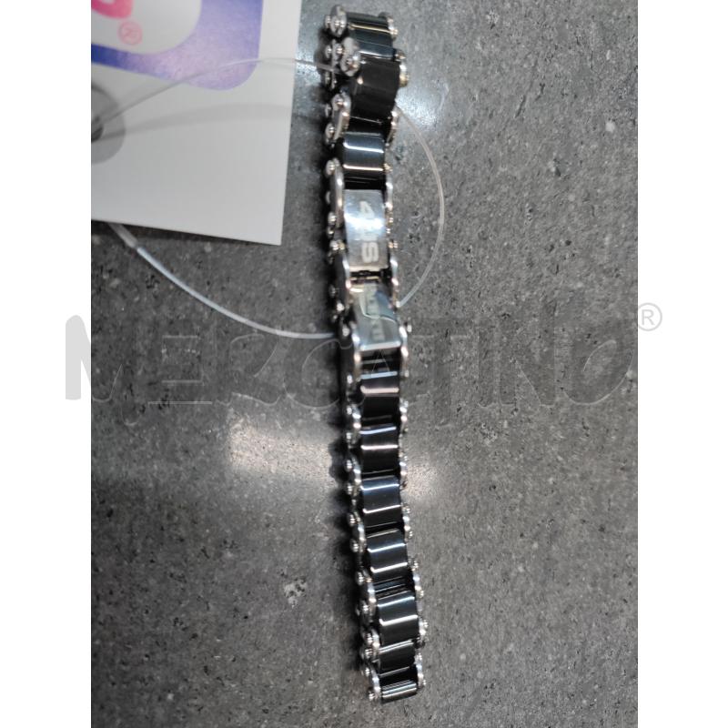 BRACCIALE 4US CESARE PACIOTTI SILVER NERO | Mercatino dell'Usato Acerra 2