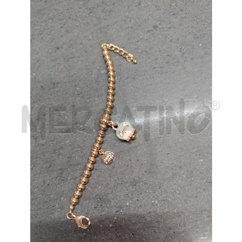 BRACCIALE AMO CAPRI DORATO CAMPANA BIANCO | Mercatino dell'Usato Acerra 1