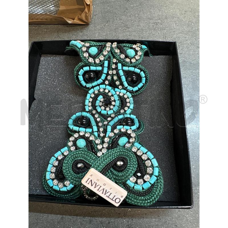 BRACCIALE OTTAVIANI VERDE AZZURRO STRASS  | Mercatino dell'Usato Acerra 2