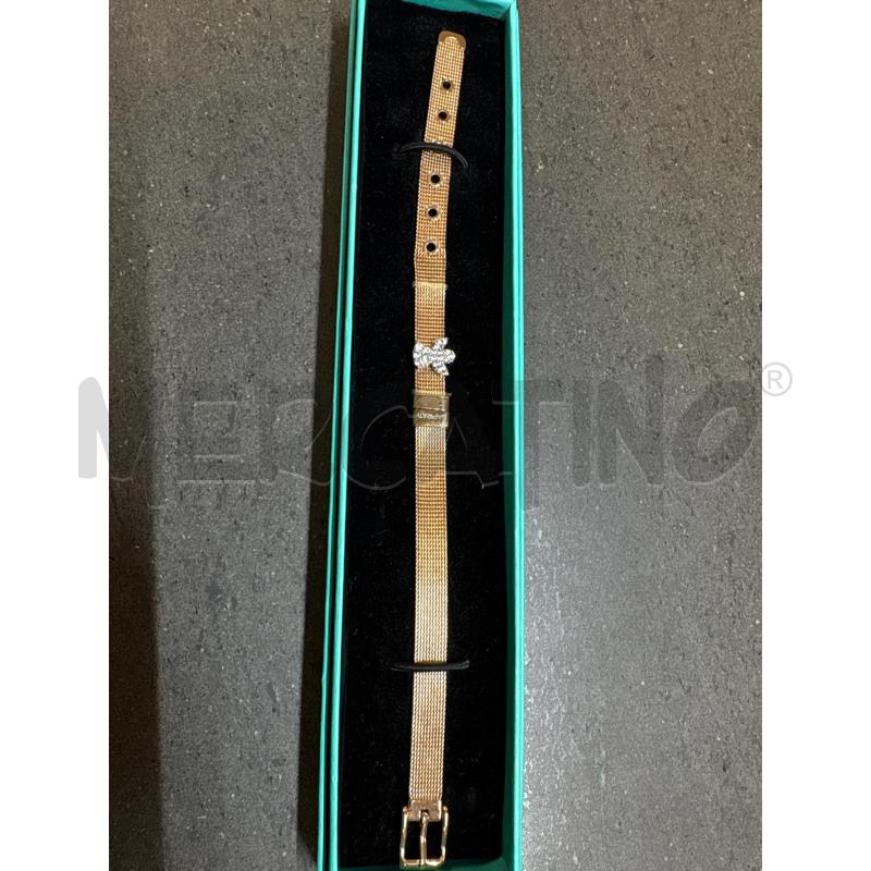 BRACCIALE SAPRATI DORATO ANGIOLETTO STRASS | Mercatino dell'Usato Acerra 1