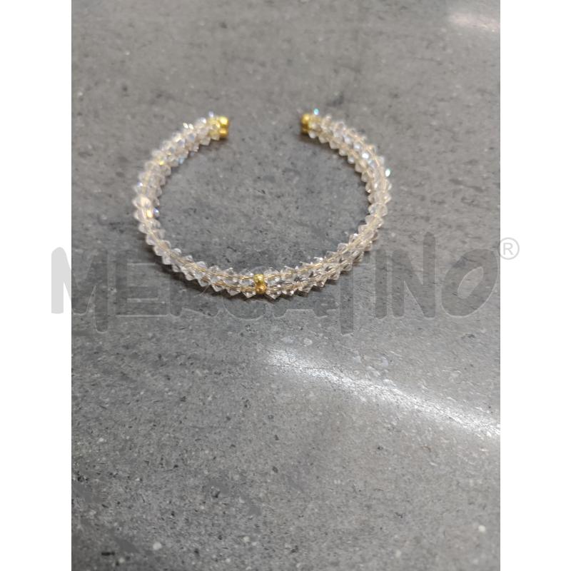 BRACCIALE TRASPARENTE DORATO | Mercatino dell'Usato Acerra 1