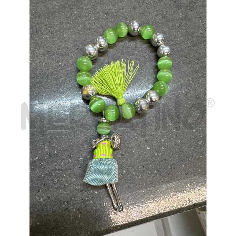 BRACCIALE VERDE CON BAMBOLA  | Mercatino dell'Usato Acerra 1