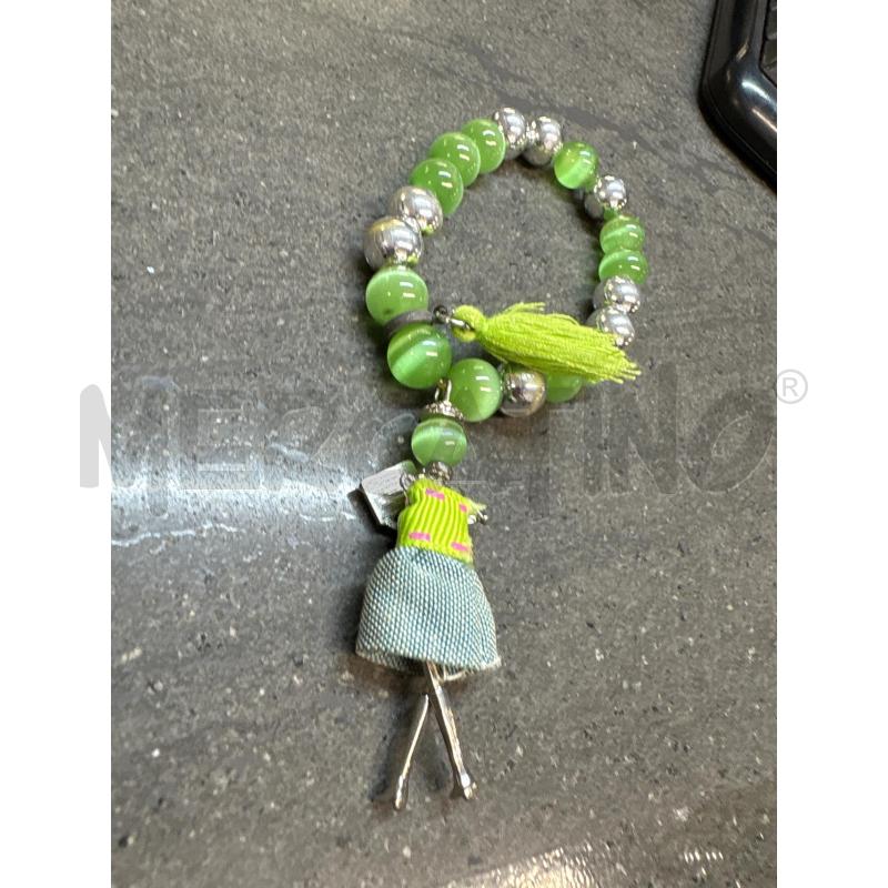 BRACCIALE VERDE CON BAMBOLA  | Mercatino dell'Usato Acerra 2