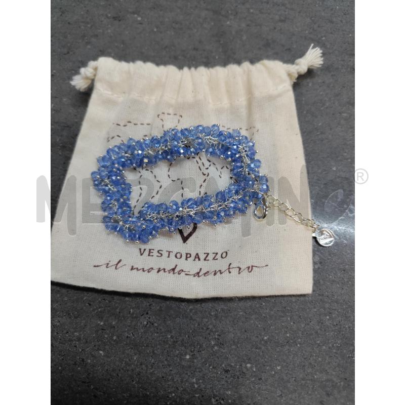 BRACCIALE VESTOPAZZO SILVER CELESTE | Mercatino dell'Usato Acerra 1