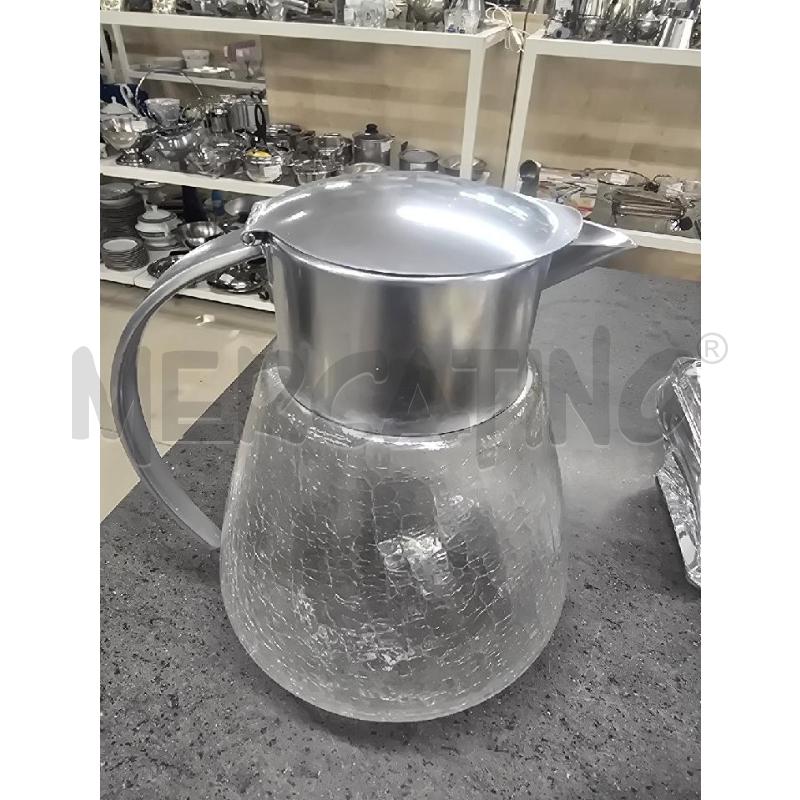 BROCCA GRANDE VETRO TAPPO SILVER | Mercatino dell'Usato Acerra 1