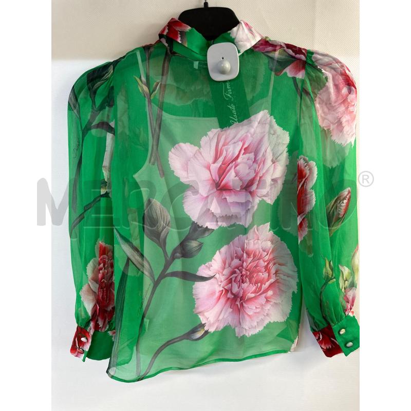 CAMICIA BAMBINA DOLCE&GABBANA VERDE FIORI ROSA | Mercatino dell'Usato Acerra 2