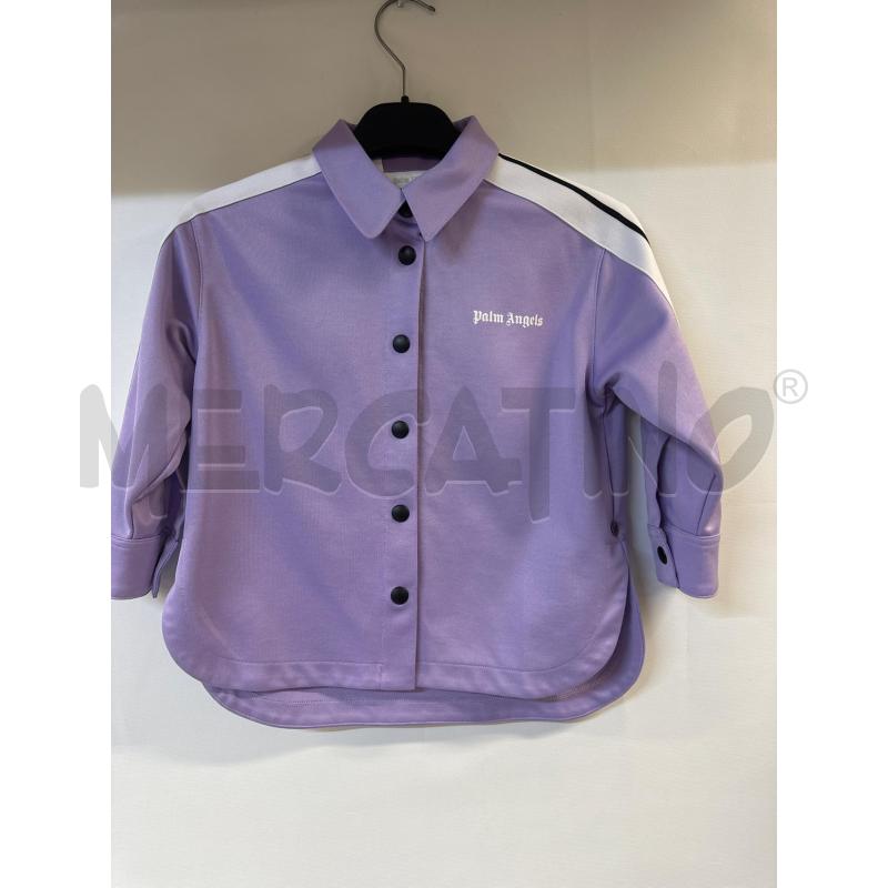 CAMICIA BAMBINA PALM ANGELS VIOLA BIANCO | Mercatino dell'Usato Acerra 1