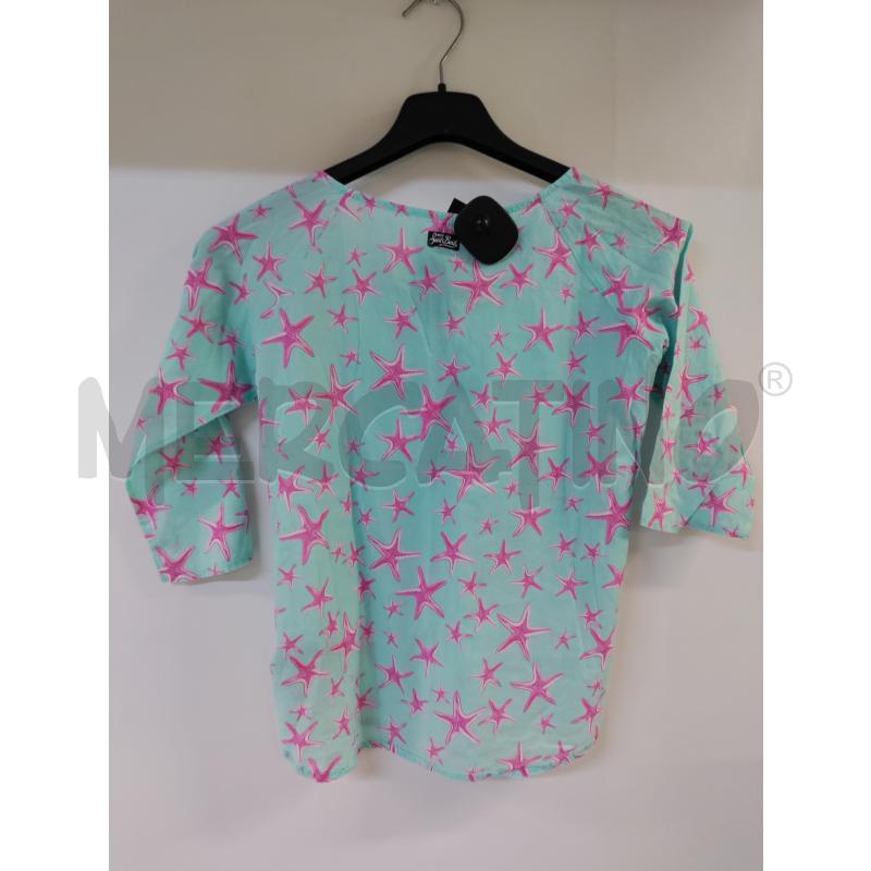 CAMICIA BAMBINA SAINTA BARTH VERDE STELLE ROSA | Mercatino dell'Usato Acerra 2