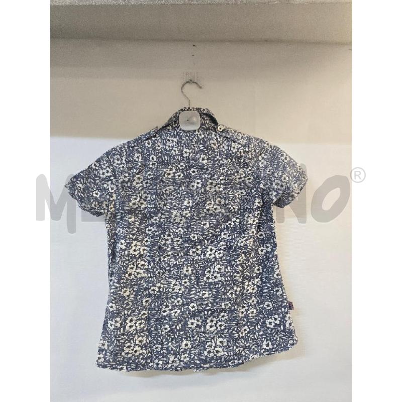 CAMICIA BAMBINO BLU BIANCO FIORI BLAUER | Mercatino dell'Usato Acerra 2