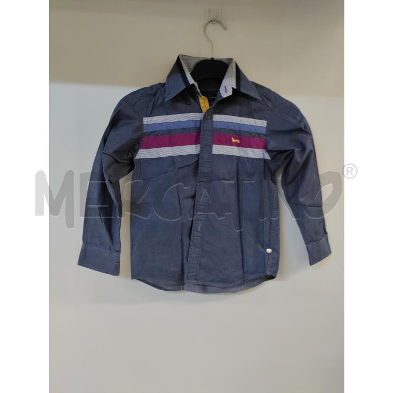 CAMICIA BAMBINO HARMONT&BLAINE BLU VIOLA | Mercatino dell'Usato Acerra 1