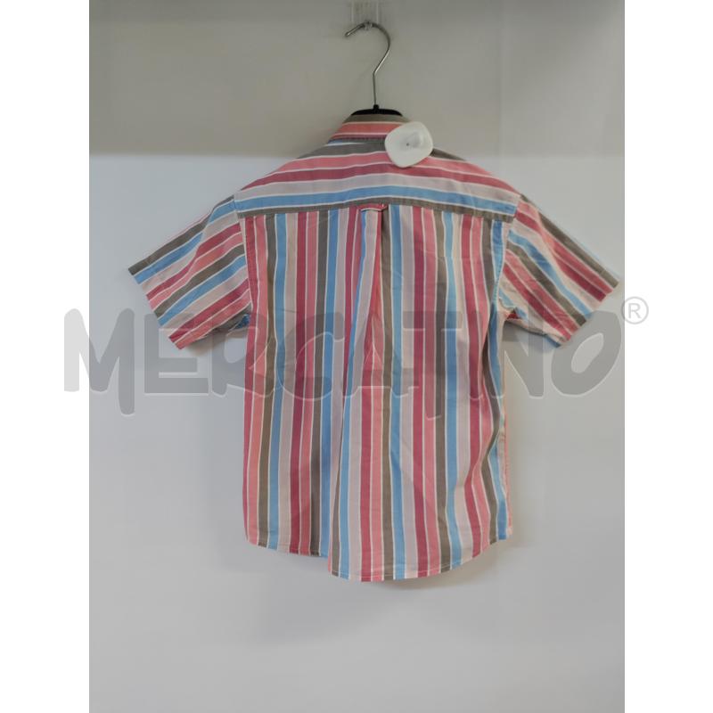 CAMICIA BAMBINO LA COSTE RIGHE ROSA AZZURRO GRIGIO | Mercatino dell'Usato Acerra 2