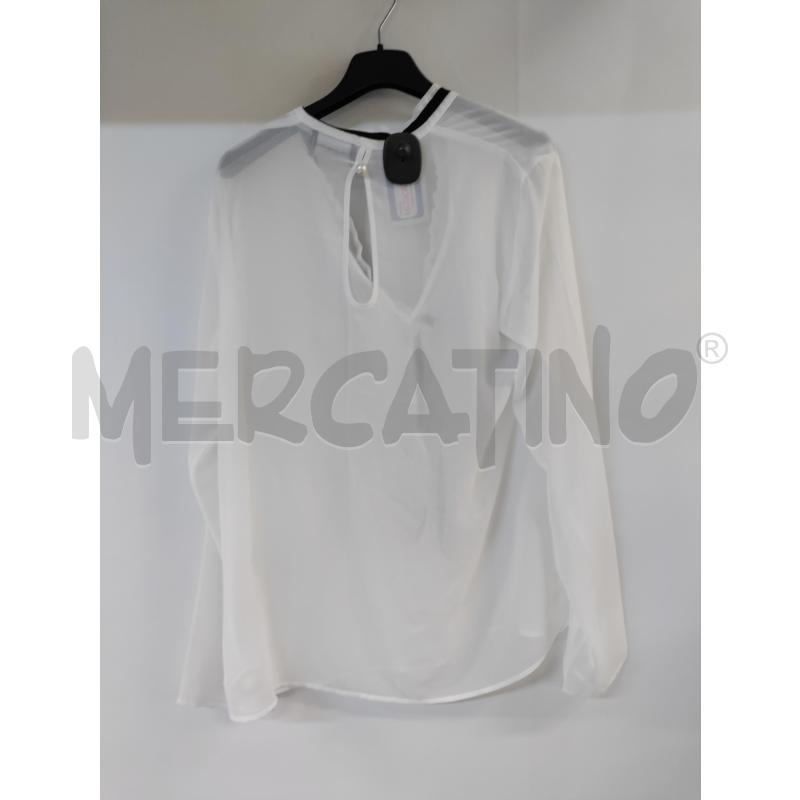 CAMICIA DONNA ATOS LOMBARDINI BIANCO NERO | Mercatino dell'Usato Acerra 2