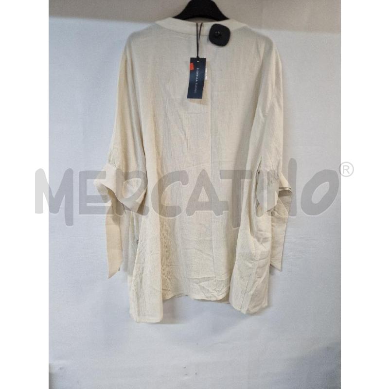 CAMICIA DONNA BEIGE FIORELLA RUBINO | Mercatino dell'Usato Acerra 2