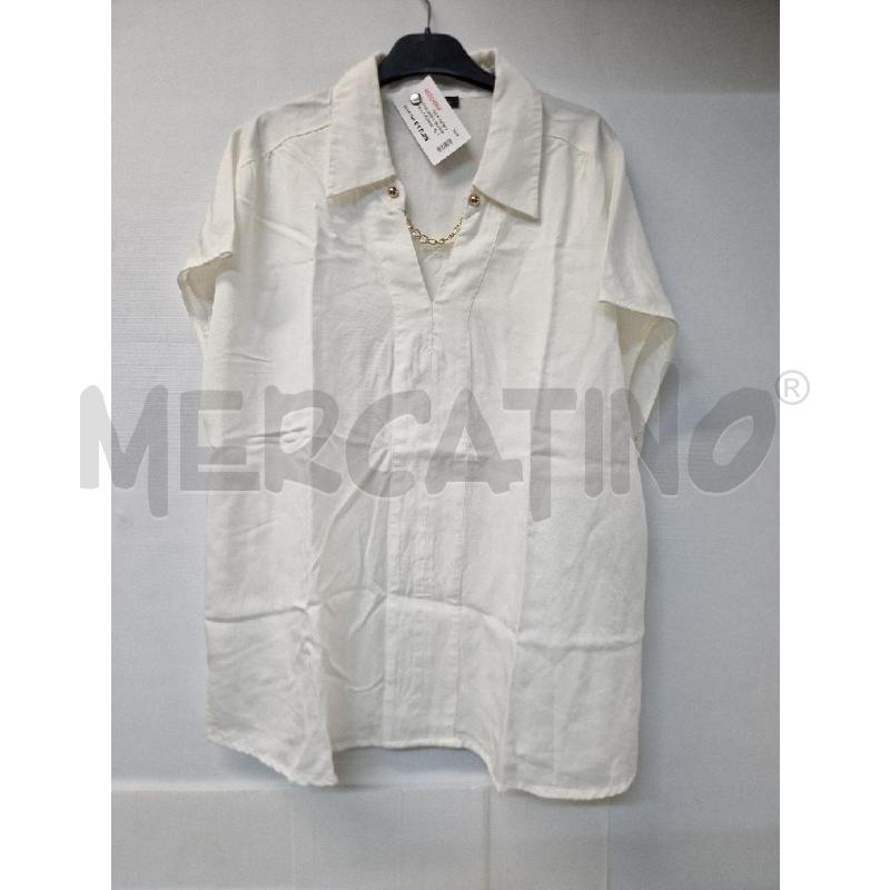 CAMICIA DONNA BIANCO FIORELLA RUBINO | Mercatino dell'Usato Acerra 1