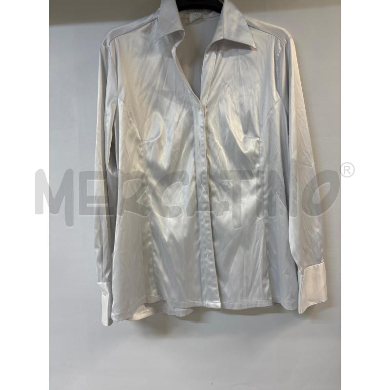 CAMICIA DONNA BIANCO LUCIDO NARA CAMICIE  | Mercatino dell'Usato Acerra 1