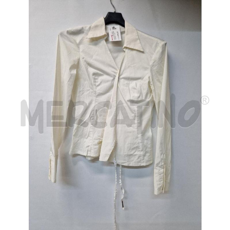 CAMICIA DONNA BIANCO TRUSSARDI  | Mercatino dell'Usato Acerra 1