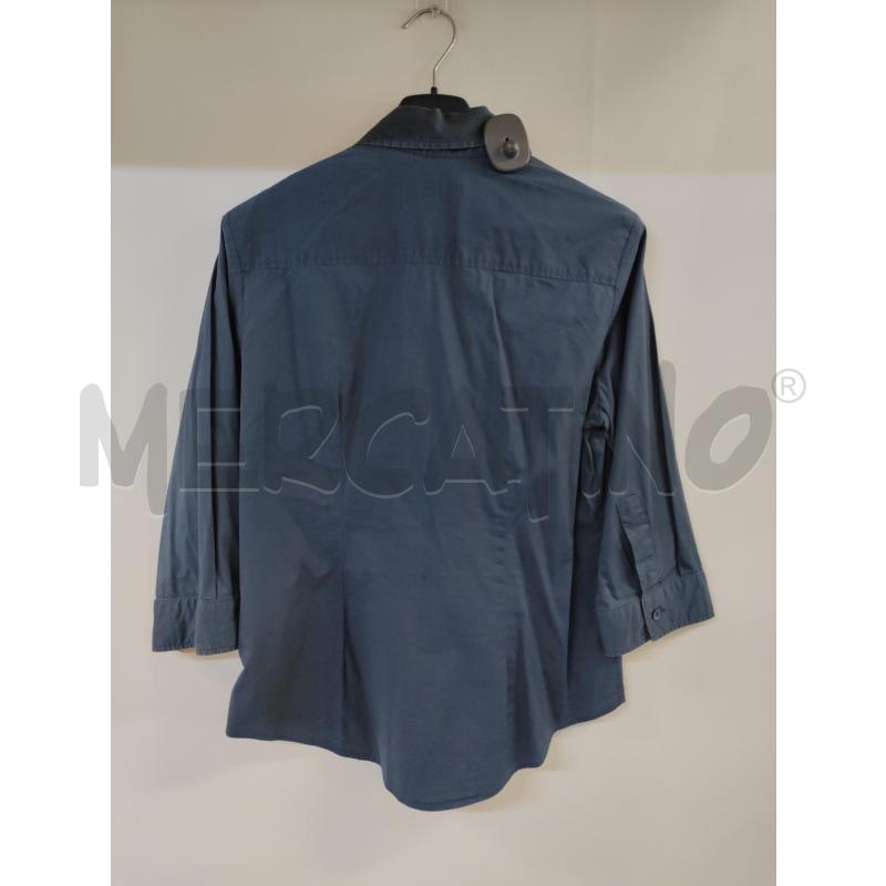 CAMICIA DONNA BURBERRY BLU | Mercatino dell'Usato Acerra 2