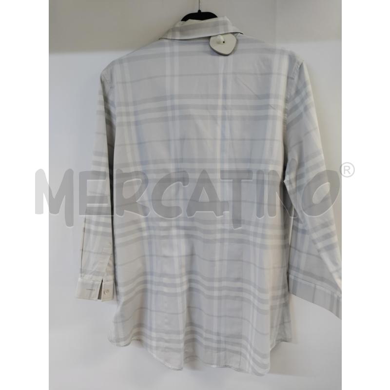 CAMICIA DONNA BURBERRY GRIGIO CELESTE | Mercatino dell'Usato Acerra 2