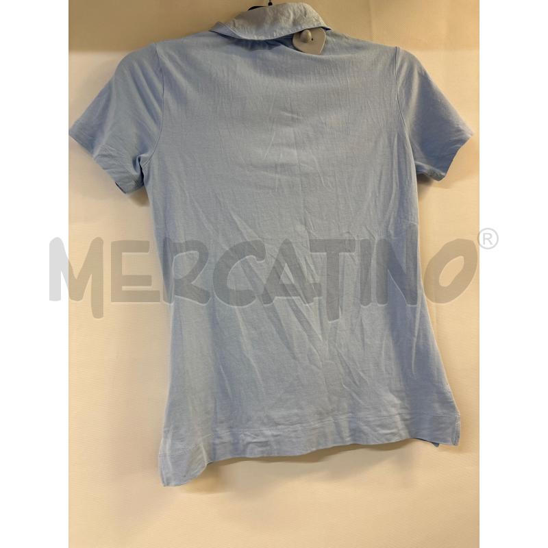 CAMICIA DONNA CAMOMILLA CELESTE FIORI | Mercatino dell'Usato Acerra 2