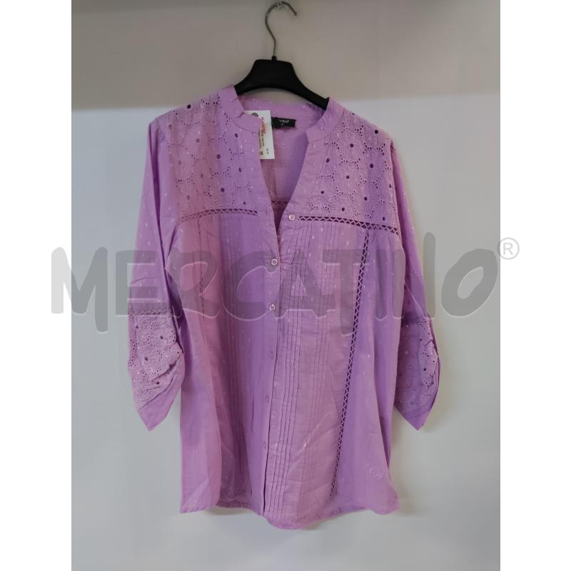 CAMICIA DONNA CAMOMILLA VIOLA | Mercatino dell'Usato Acerra 1