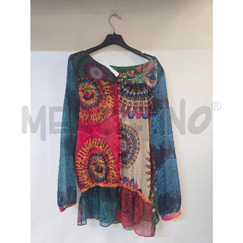 CAMICIA DONNA DESIGUAL COLORATA VELATA | Mercatino dell'Usato Acerra 1