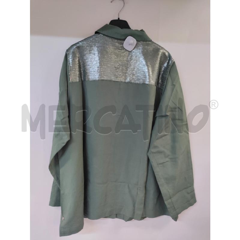 CAMICIA DONNA FIORELLA RUBINO VERDE PAIETTE | Mercatino dell'Usato Acerra 2