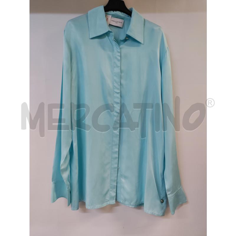 CAMICIA DONNA ISABELLE BLANCHE AZZURRA | Mercatino dell'Usato Acerra 1