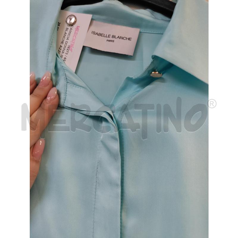 CAMICIA DONNA ISABELLE BLANCHE AZZURRA | Mercatino dell'Usato Acerra 2