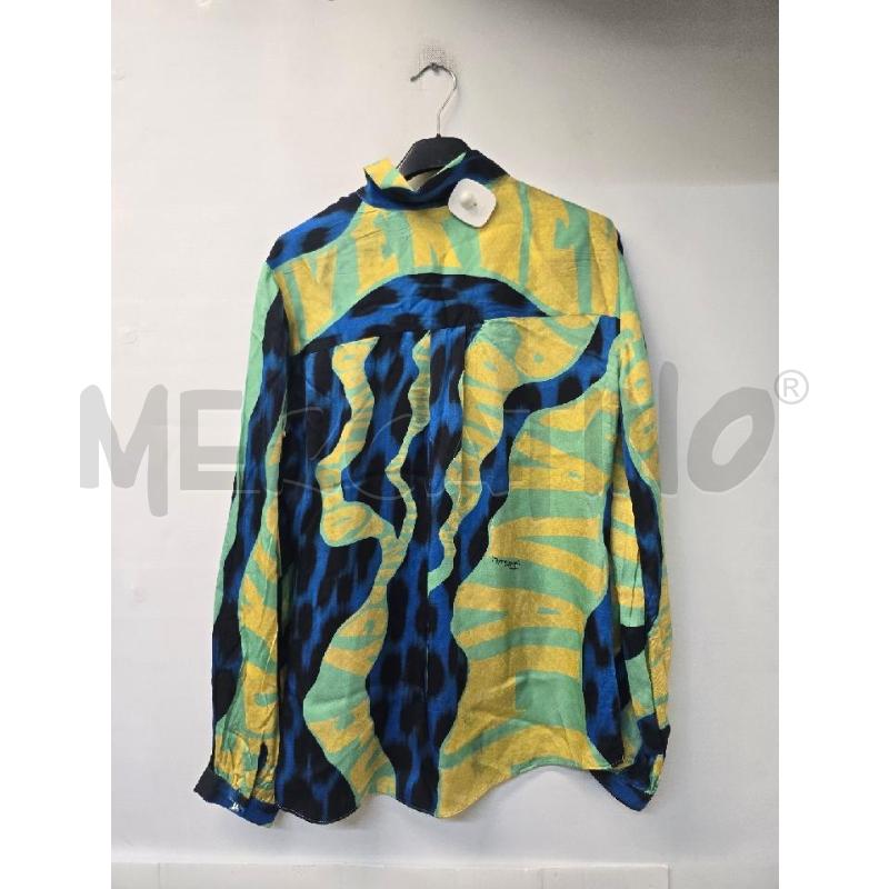 CAMICIA DONNA JUST CAVALLI GIALLO VERDE BLU | Mercatino dell'Usato Acerra 2