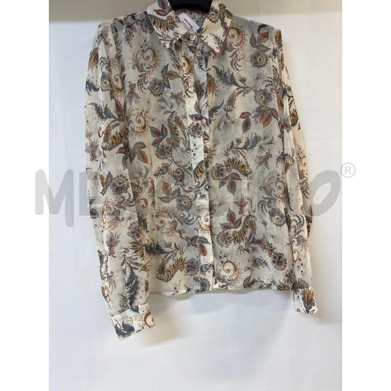 CAMICIA DONNA LIUJO BEIGE FANTASIA GIALLO BLU | Mercatino dell'Usato Acerra 1