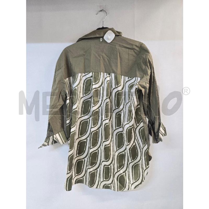 CAMICIA DONNA LIU-JO VERDE BEIGE | Mercatino dell'Usato Acerra 2