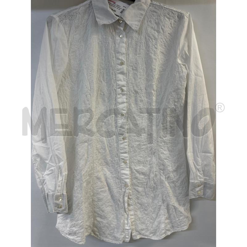 CAMICIA DONNA MARELLA BIANCA CON RICAMO | Mercatino dell'Usato Acerra 1
