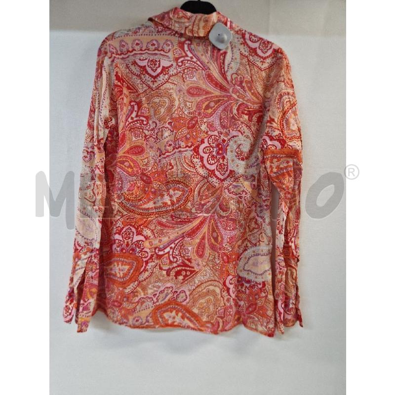 CAMICIA DONNA MARELLA FANTASIA ARANCIONE ROSSO | Mercatino dell'Usato Acerra 2
