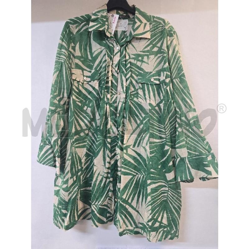 CAMICIA DONNA MAXMARA WEEKEND VERDE BEIGE | Mercatino dell'Usato Acerra 1