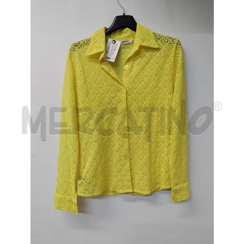 CAMICIA DONNA NARACAMICIA GIALLO TRAFORATA | Mercatino dell'Usato Acerra 1