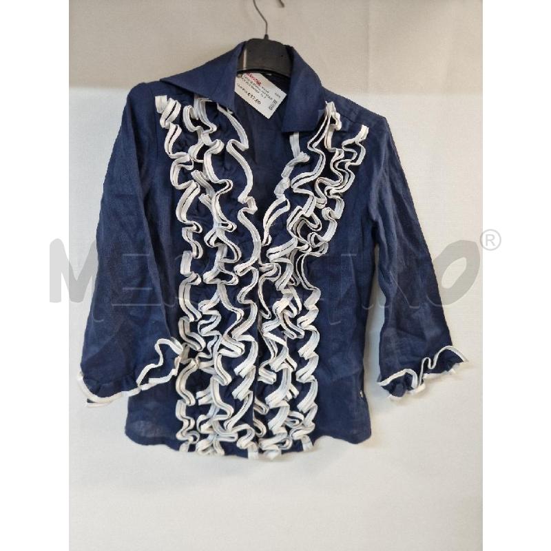 CAMICIA DONNA NARACAMICIE BLU BIANCO | Mercatino dell'Usato Acerra 1