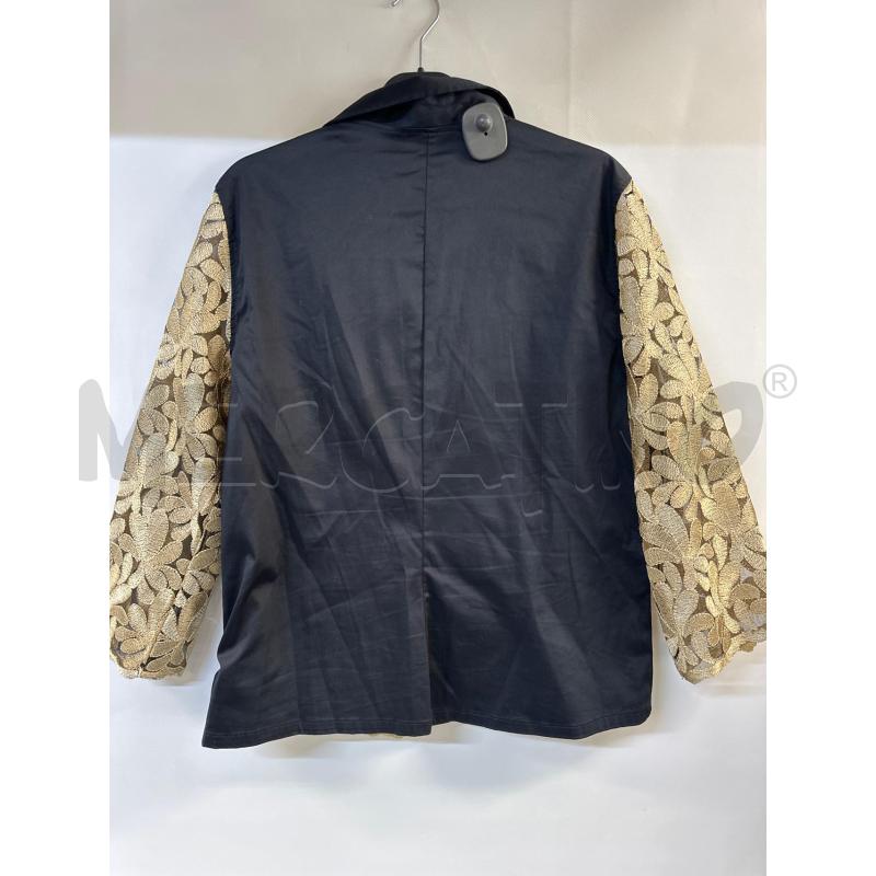 CAMICIA DONNA NARACAMICIE NERO FIORI BEIGE RICAMATI | Mercatino dell'Usato Acerra 2