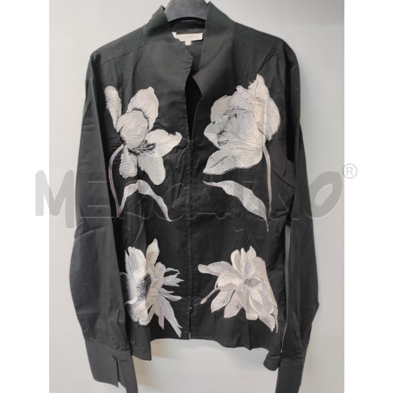 CAMICIA DONNA NARACAMICIE NERO FIORI BIANCO | Mercatino dell'Usato Acerra 1