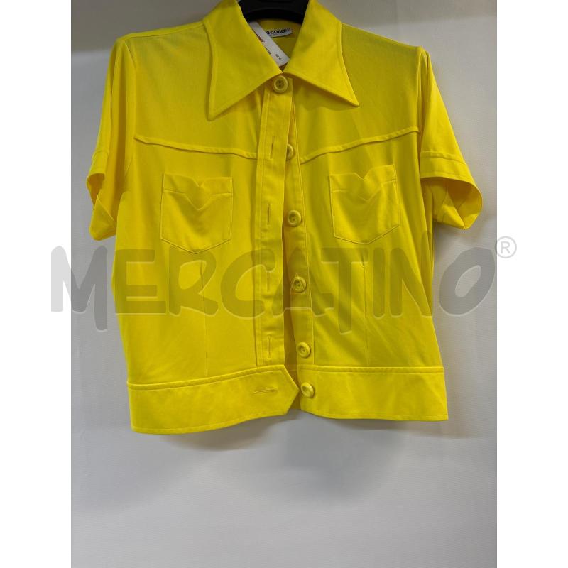 CAMICIA DONNA NARA CAMICIE GIALLO CORTO | Mercatino dell'Usato Acerra 1