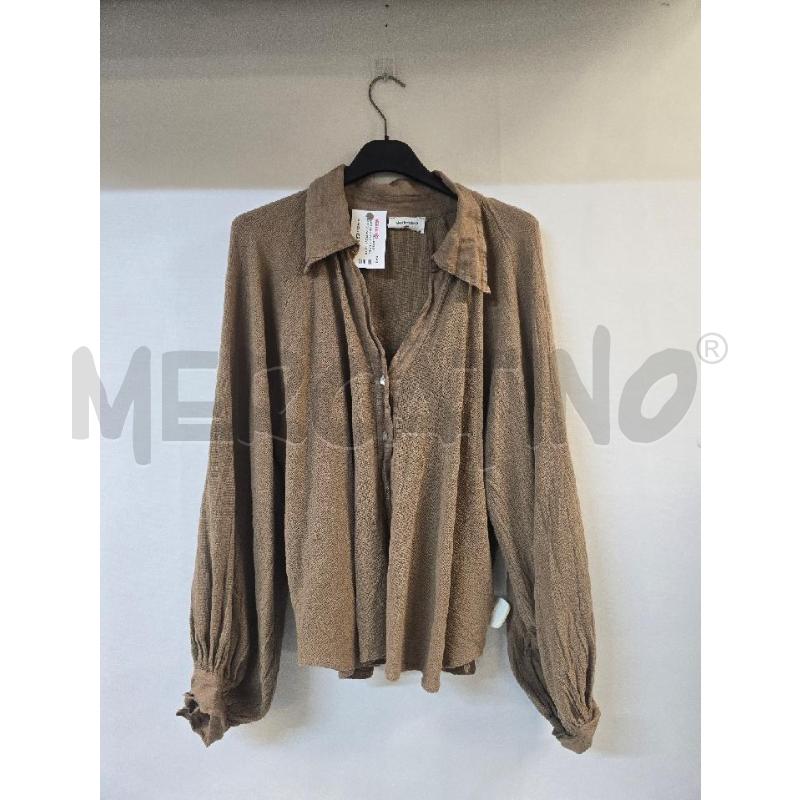 CAMICIA DONNA NINA KENDOSA MARRONE | Mercatino dell'Usato Acerra 1