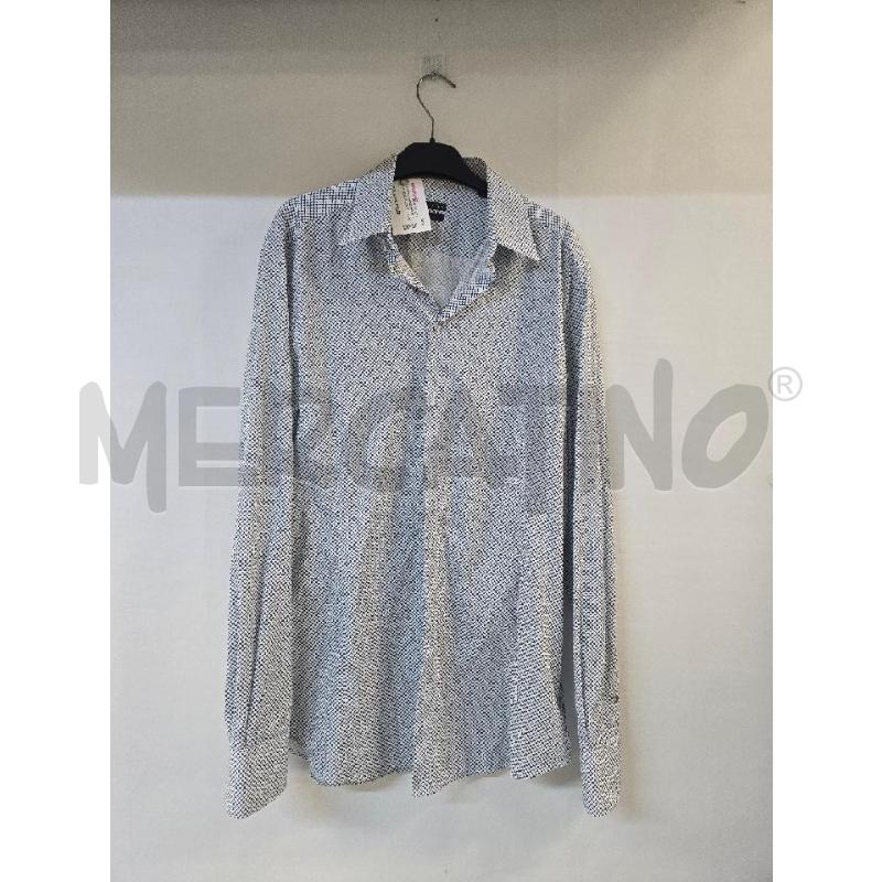 CAMICIA DONNA PATRIZIA PEPE BLU CERCHI BIANCO | Mercatino dell'Usato Acerra 1