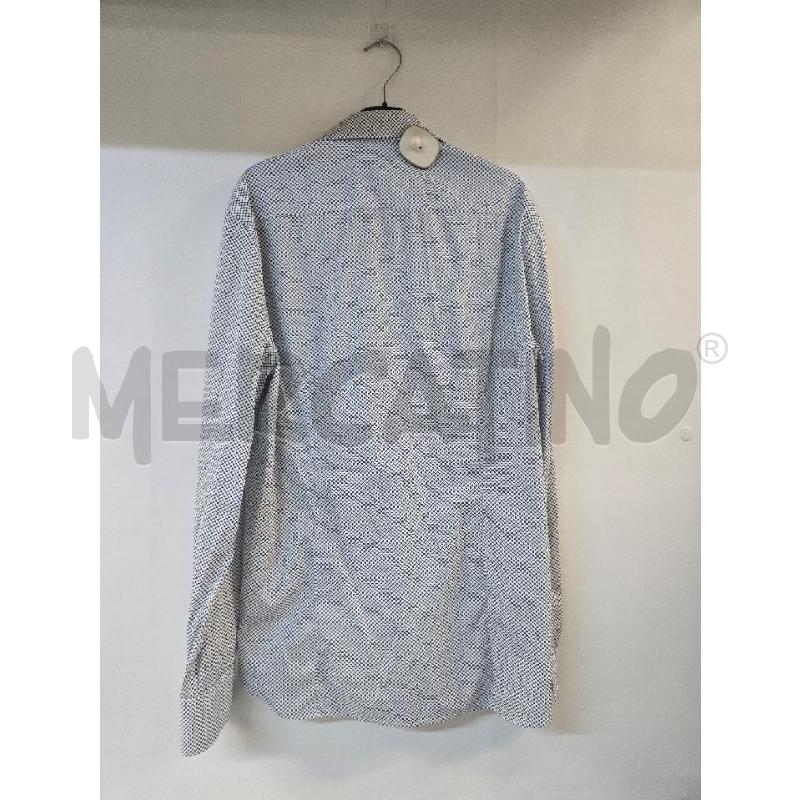 CAMICIA DONNA PATRIZIA PEPE BLU CERCHI BIANCO | Mercatino dell'Usato Acerra 2