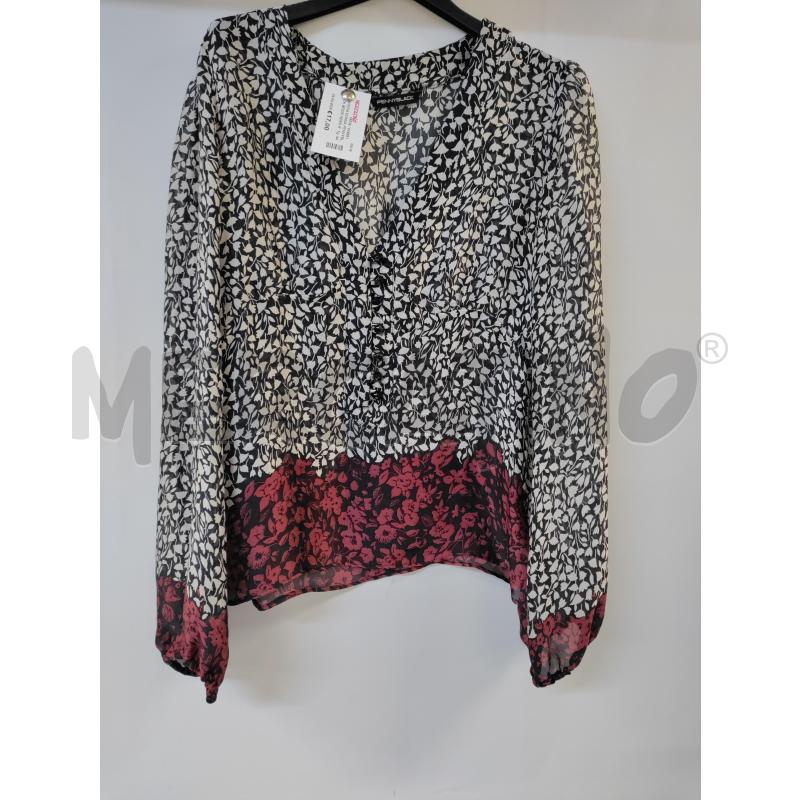 CAMICIA DONNA PENNYBLACK BEIGE NERO ROSSO  | Mercatino dell'Usato Acerra 1
