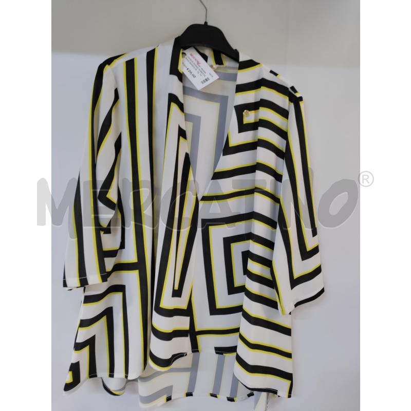 CAMICIA DONNA ROBERTA BIAGI BIANCO GIALLO NERO | Mercatino dell'Usato Acerra 1