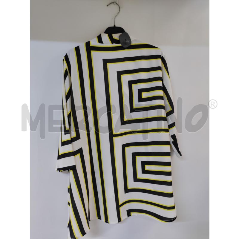 CAMICIA DONNA ROBERTA BIAGI BIANCO GIALLO NERO | Mercatino dell'Usato Acerra 2