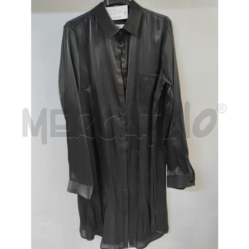 CAMICIA DONNA TWINSET LUNGA NERO | Mercatino dell'Usato Acerra 1