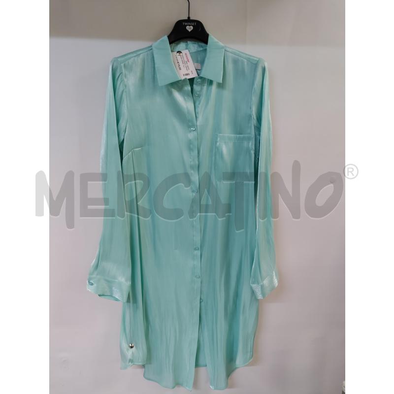 CAMICIA DONNA TWINSET LUNGA VERDE | Mercatino dell'Usato Acerra 1